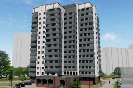 Фонд капремонта показал эскизы нового фасада панельки напротив Королевских ворот в Калининграде (фото)