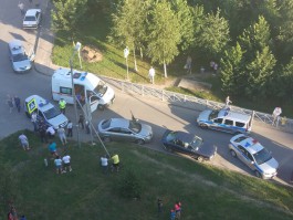 На Сельме в Калининграде полицейские задержали пьяного водителя, который устроил ДТП