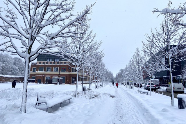 Мэрия об уборке снега: Состояние дорог и тротуаров в Калининграде — удовлетворительное 