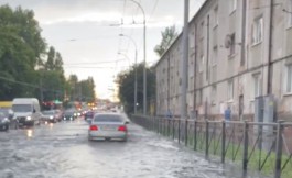 Часть улиц Калининграда затопило после ливня