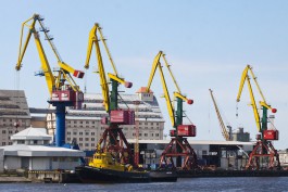 На линию между Санкт-Петербургом и Калининградом вышел новый сухогруз 