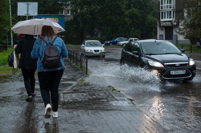 МЧС предупреждает о сильных дождях в Калининградской области 6 августа