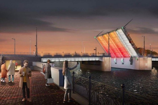 «Декоративные акценты»: в Калининграде показали проект художественной подсветки мостов через Преголю (фото)