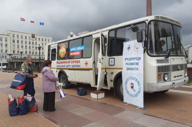 Экспресс-анализ крови на сахар в центре Калининграда сдали почти 200 человек