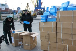 Таможенники задержали в Калининграде 500 пар контрафактных кроссовок из Китая (фото)