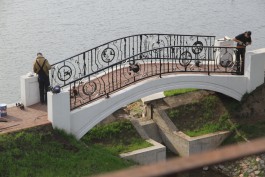 На Верхнем озере в Калининграде восстановили мостик XIX века 