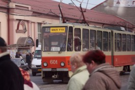 Из-за ДТП в центре Калининграда заблокировано движение трамваев (фото)