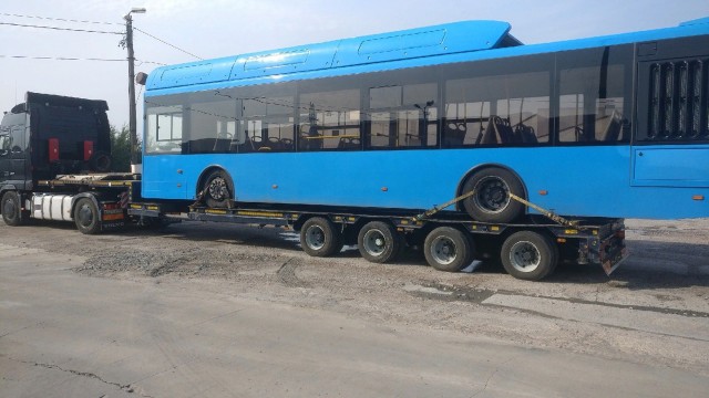«Отправился на родину»: электробус «Волгабас» уехал из Калининграда