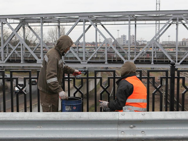 «На месяц раньше срока»: как готовятся к открытию моста на ул. Суворова в Калининграде  (фото)
