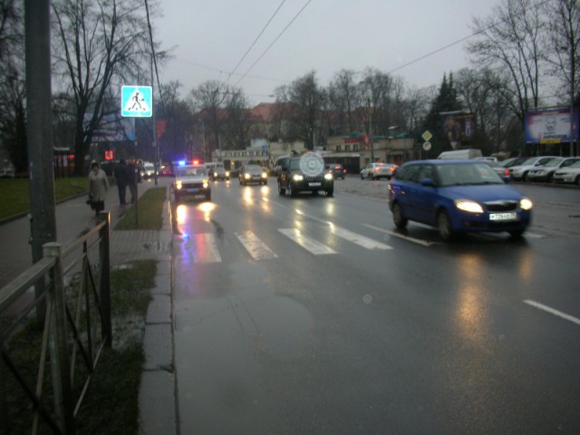 На проспекте Мира в Калининграде водитель «Ниссана» сбил пешехода
