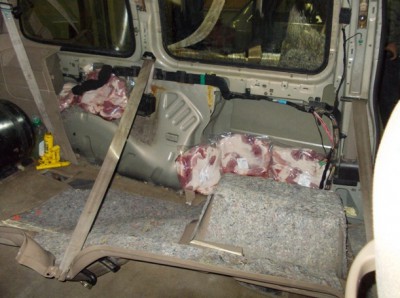 Двое поляков пытались ввезти 270 кг мяса «для знакомых калининградцев»