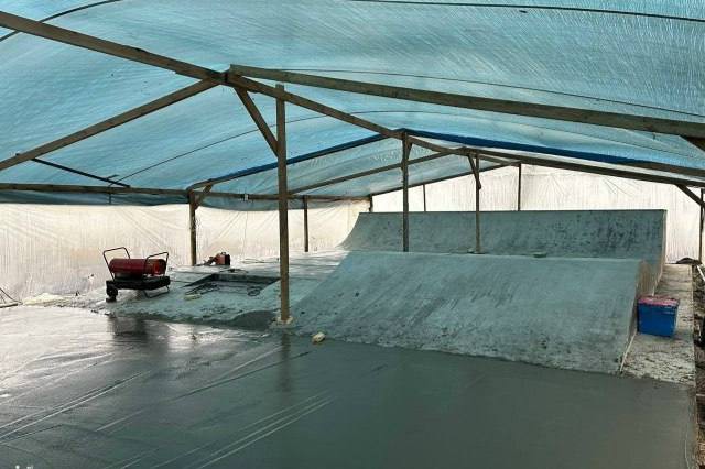 На стадионе «Прогресс» в Черняховске приступили к обустройству скейт-парка