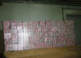 Житель области пытался вывезти в Литву 22 тысячи пачек контрабандных сигарет