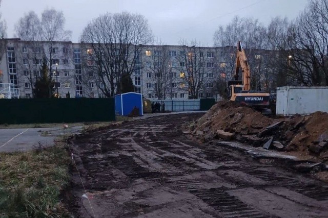 В Светлогорске начали готовить площадку для строительства нового корпуса школы