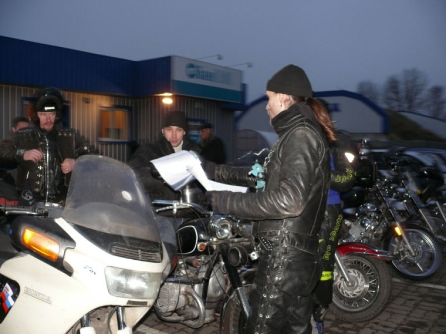 Калининградские байкеры сняли мотоциклы с учёта (фото)
