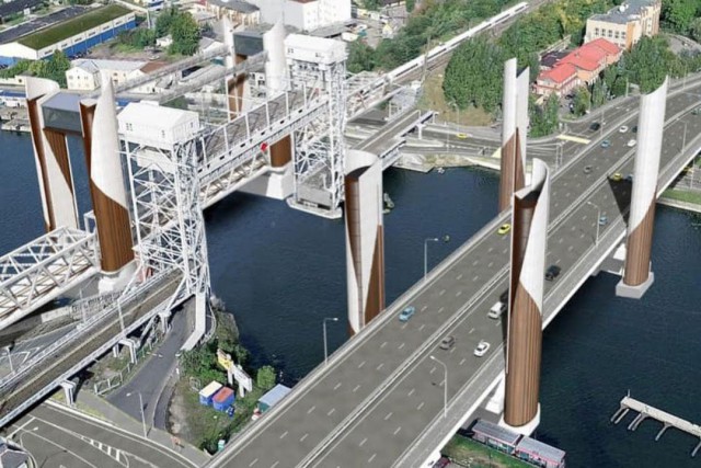 Алиханов показал новые эскизы двух мостов через Преголю с сохранением двухъярусного