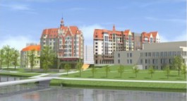У многоэтажки на Нижнем озере в Калининграде будет два корпуса
