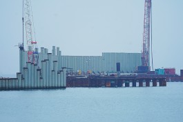 Росморпорт: На стройплощадке морского терминала в Пионерском трудятся 150 рабочих