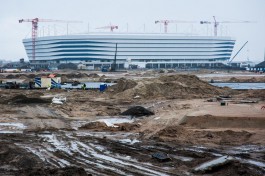 «Держится на плаву»: как пережил потоп новый стадион к ЧМ-2018 в Калининграде
