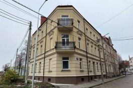 В центре Советска завершили ремонт фасада старинного здания 1884 года (фото)