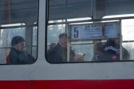 В Калининграде сошёл с рельсов трамвай