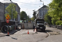 В Калининграде завершили капитальный ремонт векового коллектора на улице Радищева