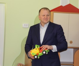 Губернатор открыл новый детский сад и медпункт в посёлке Моргуново (фото)