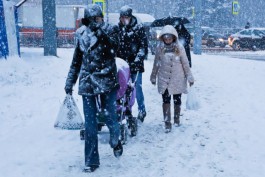 Сильный снег и метель в Калининградской области продлятся до ночи 31 декабря