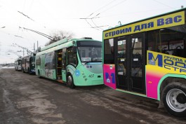 В Калининград прибыли шесть новых вологодских троллейбусов (фото)