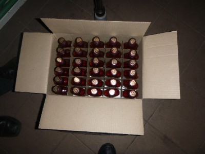 Таможенники не пустили в Калининградскую область четыре тонны пятилетнего коньяка (фото)