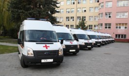Калининградская станция скорой помощи получила 11 новых автомобилей