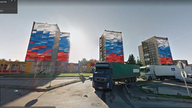 Власти Советска хотят раскрасить три многоэтажки в цвета российского флага