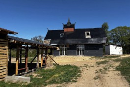 «Избушки с резными драконами»: в Краснолесье строят комплекс для туристов 