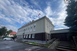 На улице Кирова в Калининграде завершают ремонт здания Заксобрания
