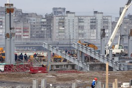 На стадионе к ЧМ-2018 в Калининграде начали строить трибуны (фото)