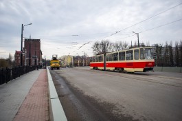 В Калининграде хотят обустраивать совмещённые полосы для трамваев и автобусов