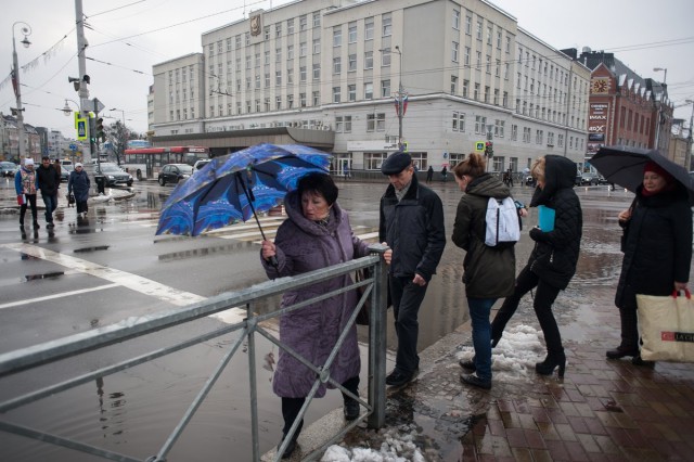 В Калининградской области ожидается снег с дождём и сильный ветер