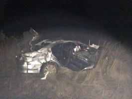 В Зеленоградском округе «Митсубиши» вылетел в кювет: двое пострадали