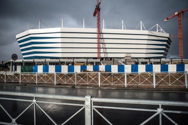 В Калининграде рядом со стадионом к ЧМ-2018 установят большой павильон для торговли янтарными изделиями