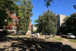 В Калининграде приступили к благоустройству сквера на улице Фрунзе (фото)