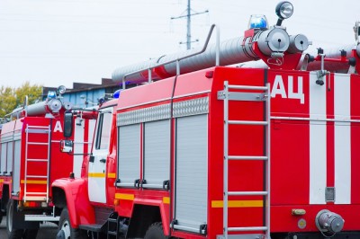 На улице Чаадаева в Калининграде в девятиэтажке загорелся мусоропровод