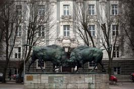 В 2017 году отремонтируют скульптуру «Борющиеся зубры» у КГТУ в Калининграде