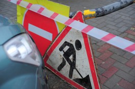 На улице Карла Маркса в Светлогорске снова перекроют движение транспорта из-за провала на дороге