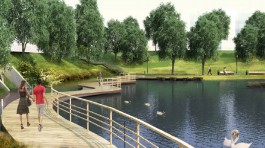 Проект благоустройства территории вокруг озера Дзержинец