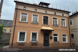 На улице Театральной в Черняховске завершают капремонт двух домов конца XIX века (фото)