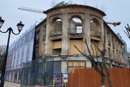 На Курортном проспекте в Зеленоградске начали восстанавливать «Дом звёздного неба» (фото)
