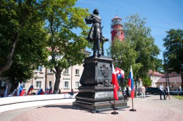 В Балтийске хотят благоустроить набережную от памятника Петру I до Елизаветинского форта