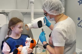 В детской стоматологической поликлинике Калининграда заработал новый дентальный рентген-аппарат