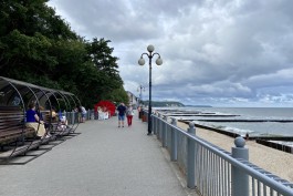 С 20 июля в Светлогорске перекроют половину старого променада и часть пляжа