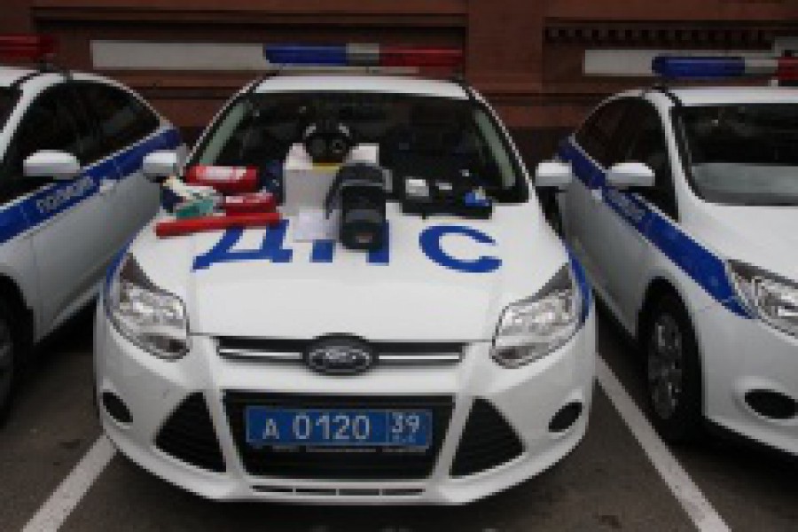 Калининградская полиция получила машины с новыми приборами для выявления нетрезвых водителей